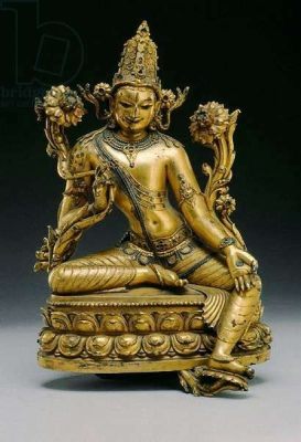  Bodhisattva Avalokiteshvara, 12th Century Cham Sculpture: A Study in Compassion and Elegance!