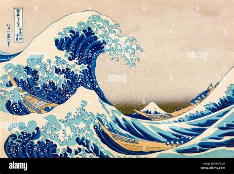  The Great Wave off Kanagawa -  Bir Japon Ahşap Baskı Şaheseri ve Sonsuzluk Simgesi!